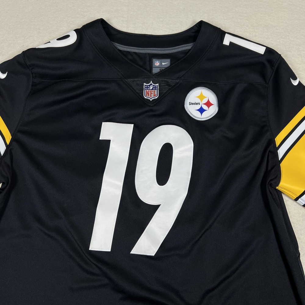 Nike Pittsburgh Steelers Limited Jersey‎ Mens Fits XL Black Smith-Schuster 19